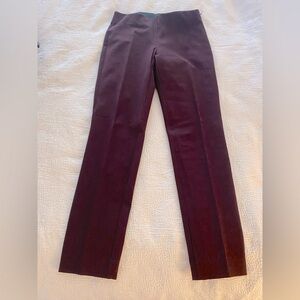 Burgundy petite size 2 A New Day, Target Brand tapered trouser.